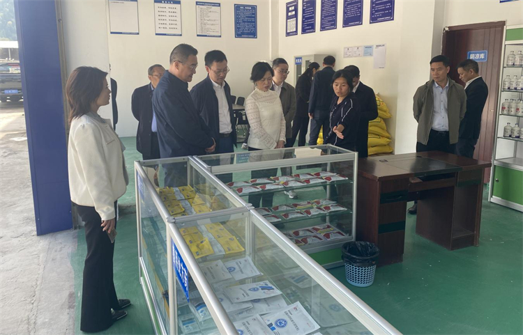 四川省供銷(xiāo)社黨組成員、理事會(huì)副主任、一級(jí)巡視員楊武秀帶隊(duì)到萬(wàn)源調(diào)研集團(tuán)舊院黑雞產(chǎn)業(yè)發(fā)展工作